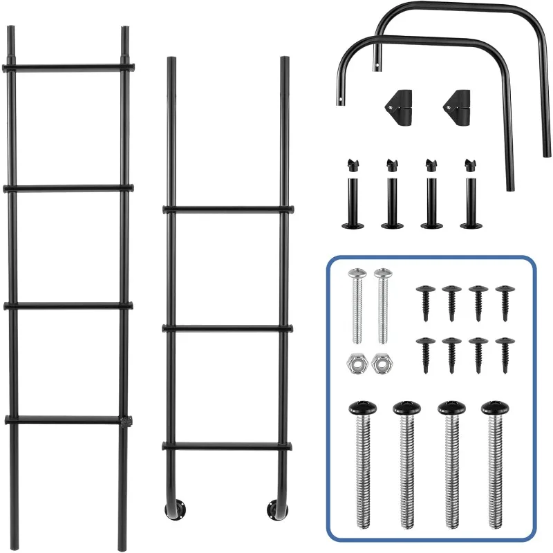 سلم خلفي خارجي عالمي مقاس 92 بوصة RV |   أقصى وزن 250 رطل |   ألومنيوم خفيف الوزن |   صنع في الولايات المتحدة الأمريكية (أسود)