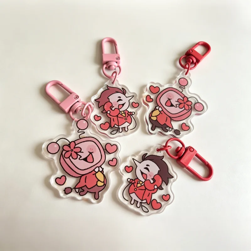 Deltarune SHOCK Series Acrylic Keychain Anime Game Character Keyring Bag Pendant Ornament Cosplay Gift for Fans