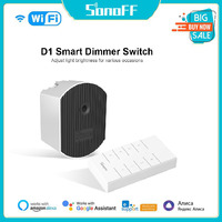 SONOFF D1 WiFi Smart Dimmer Switch High-Accurate Monitoring Light Adjustment brightness for various occasions for Alexa Google