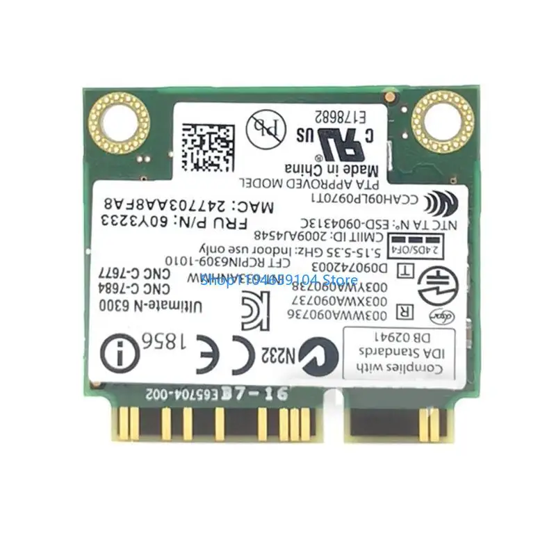 

Беспроводная карта 6300AGN 6300AGN 60Y3232 900M WIFI-карта для Y460 Y560