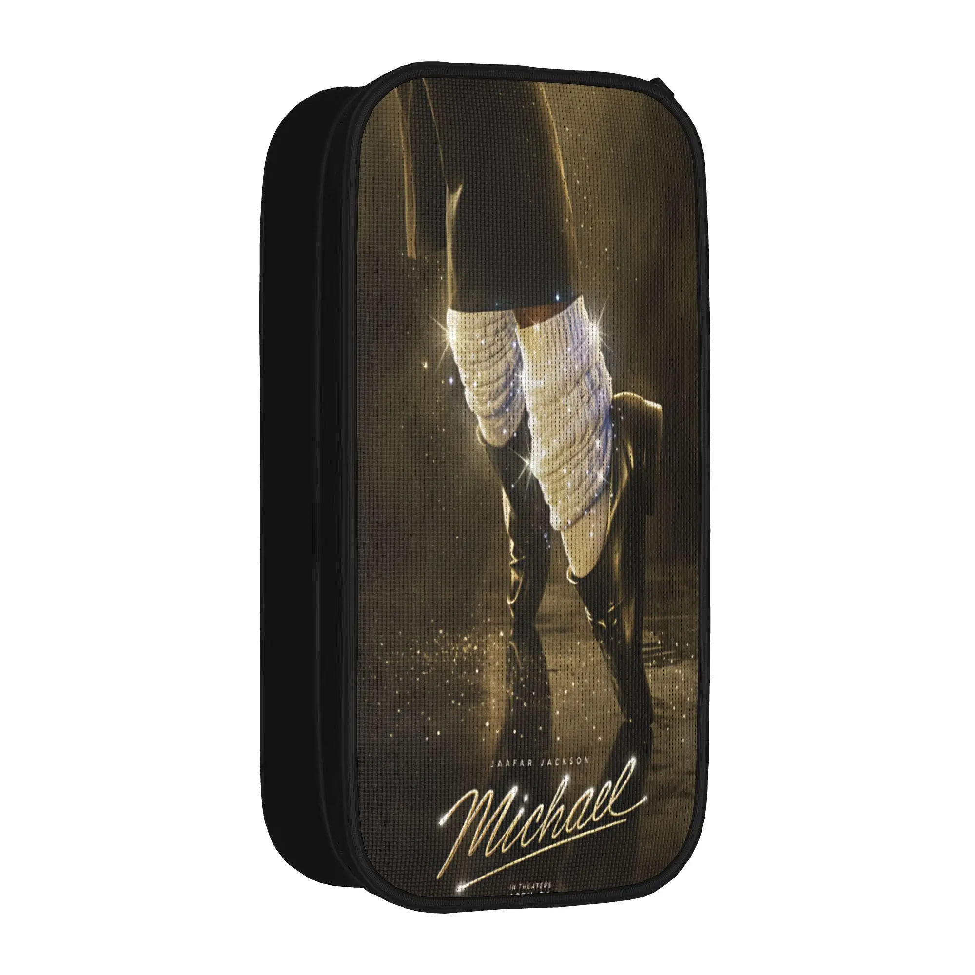 Michael Jackson Pencil Case  School Pencil Cases Zipper Girls Boys Kawaii Portable Pencil Bag School Stationery