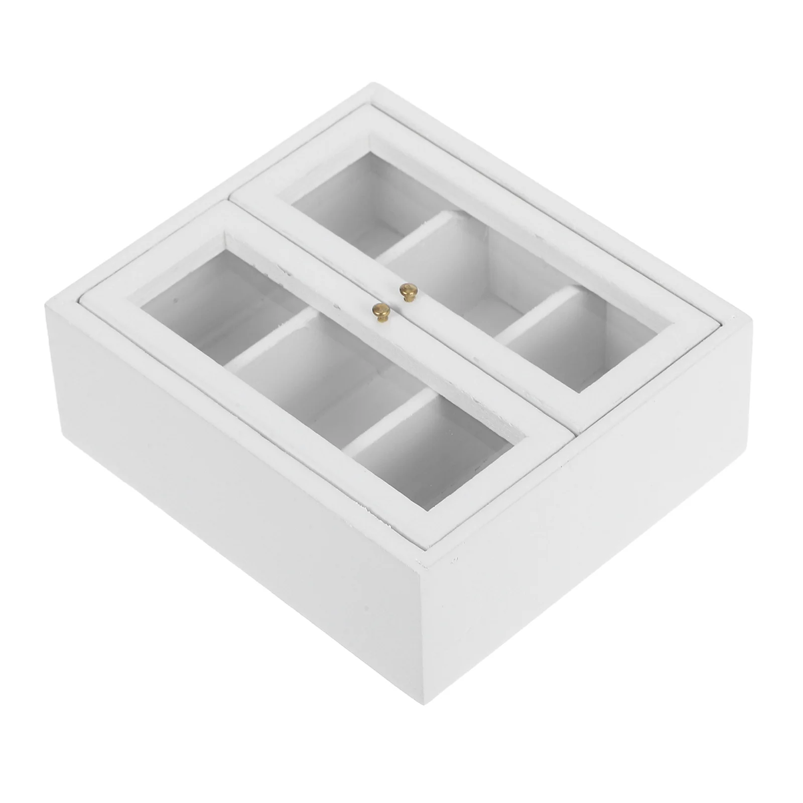 

Miniature Cabinet 1:12 Scale Wooden Dollhouse Furniture Hanging Wall Shelf Display Kitchen Bathroom Living Room Decor