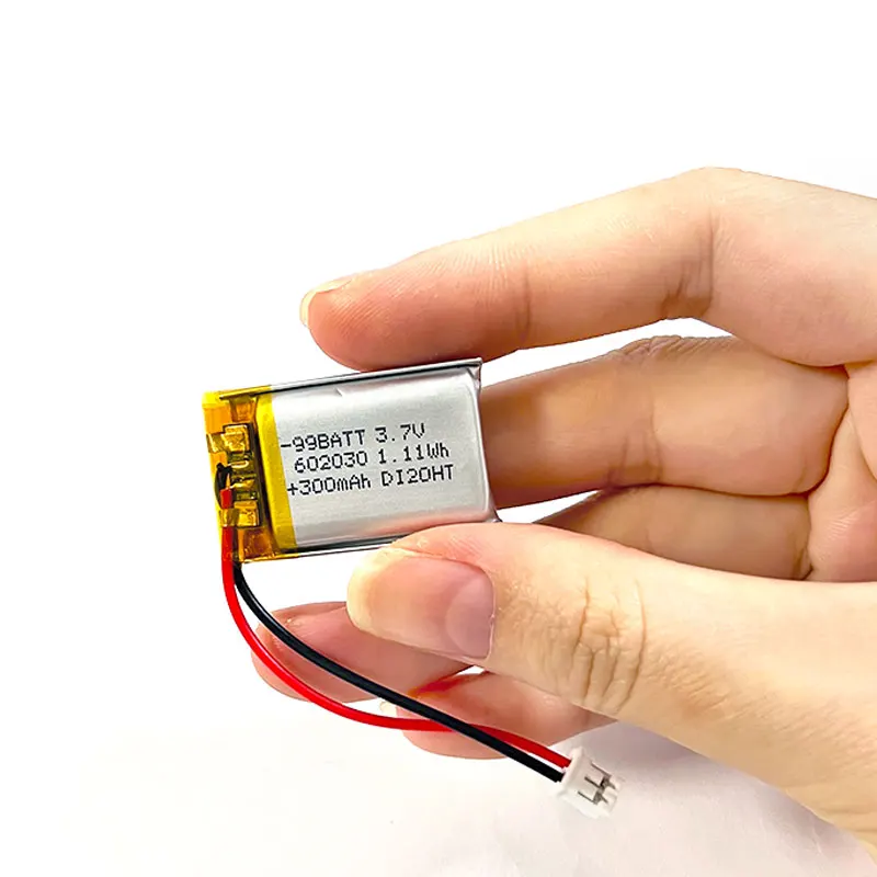 10pcs 300mAh 602030 Battery 3.7V Lithium Polymer Rechargeable Batteries PH2.0mm Lipo for Bluetooth Headset Speaker Self-timer - Image 3