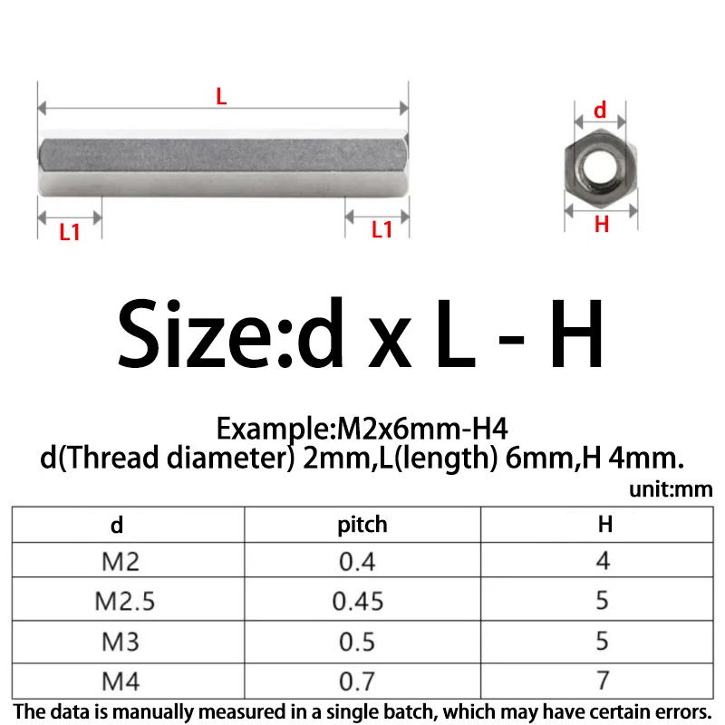 10pcs/lot M2 M2.5 M3 Hex Aluminum Standoff Spacer Stud Spacing Screws Extend Long Coupling Nut for RC Model Parts Length 6~60mm