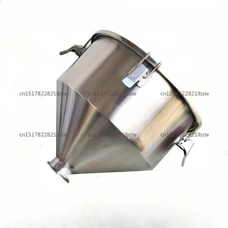 Customized 316/304 Sanitary Food Stainless Steel Kitchen Funnel Sealed Lid Hopper