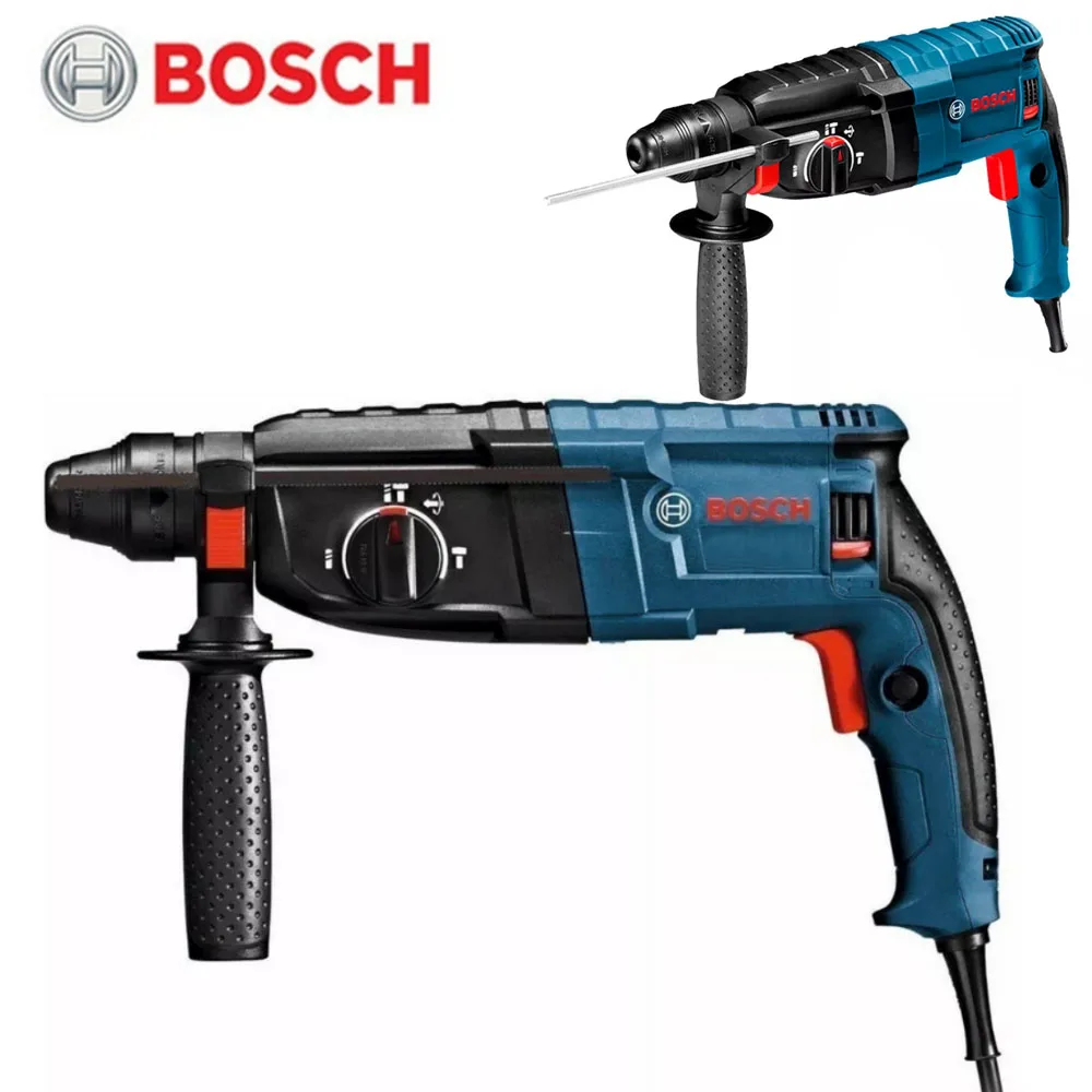 Bosch GBH2-28 D Электрический молоток профессионального класса Мощная электрическая ударная дрель, молоток, долото и регулируемая ручка