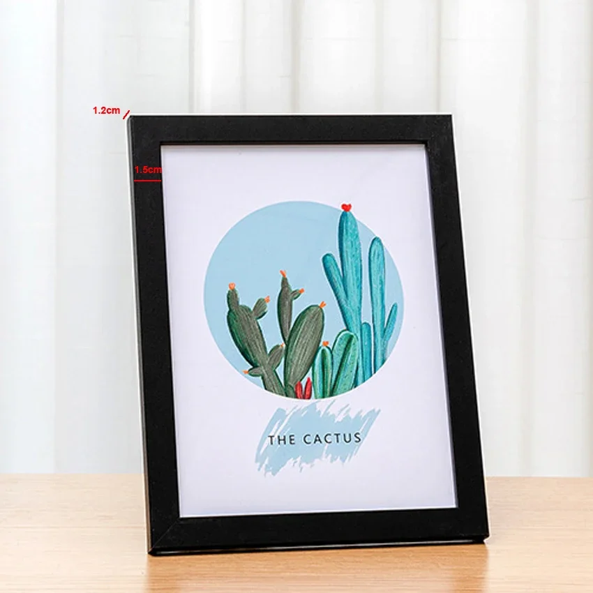 Wooden Photo Frame Wall Hanging, 10x15 15x20 20x25 A4 Stand Decor