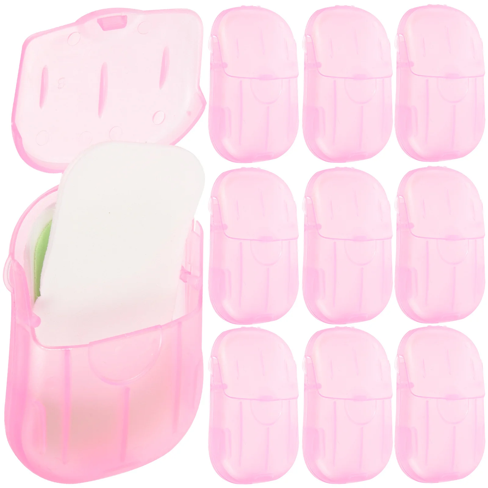 

20 коробок дорожного мыла, ломтики портативного одноразового мыла для мытья рук, простыни для путешествий, бизнеса, кемпинга, уборки