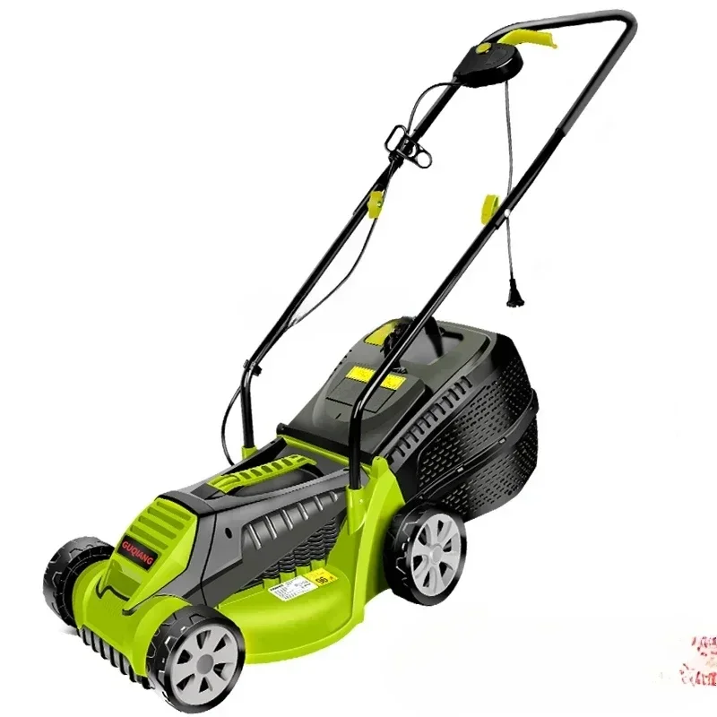 Kleiner elektrischer Rasenmäher für den Haushalt, multifunktionaler handgeschiebter Trimmer-Rasenmäher