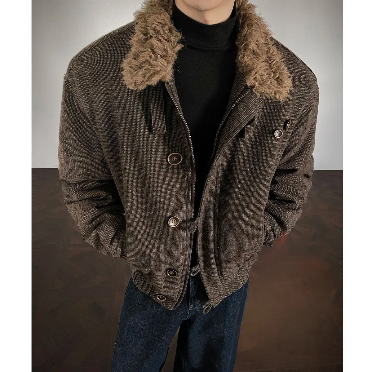 

Мужская классическая куртка из шерстяной смеси: Сексуальная, привлекательная, очаровательная, завораживающая, манящая, пленительная, захватывающая.