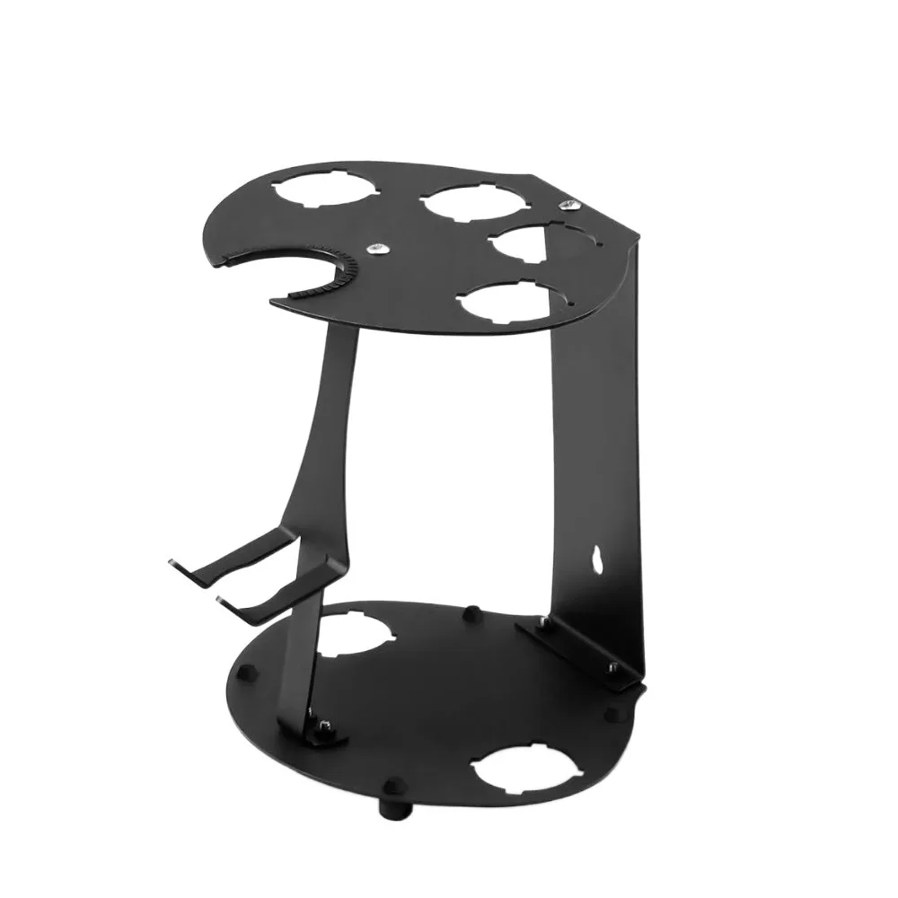 

No Drill Curling Iron Storage Holder Non-slip Wall Mounted/Desktop Hair Dryer Stand Space Saving Curling Iron Stand Bathroom