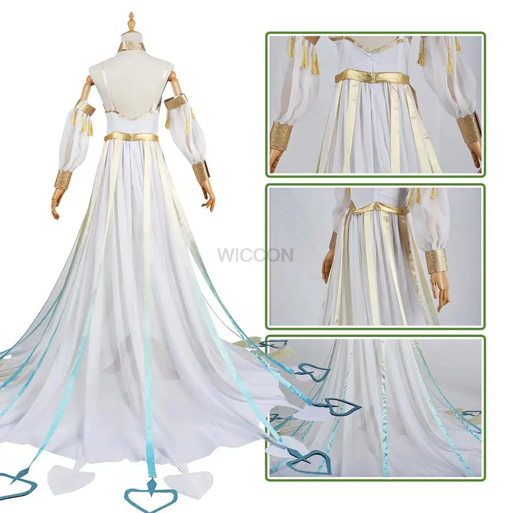 Rukkhadeva Fantasia Cosplay para Mulher, Game Genshin Impact, O Grande Senhor, Roupa de Festa, Uniforme Nahida