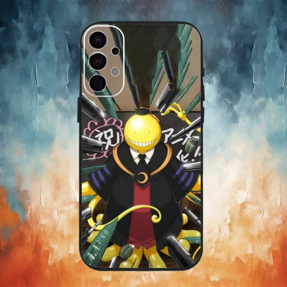 Custodia per telefono A-Assassination Classroom per Samsung S25,S24,S21,S22,S23,S30,Ultra,S20,Plus,Fe,Note,10.9,5G Cover nera