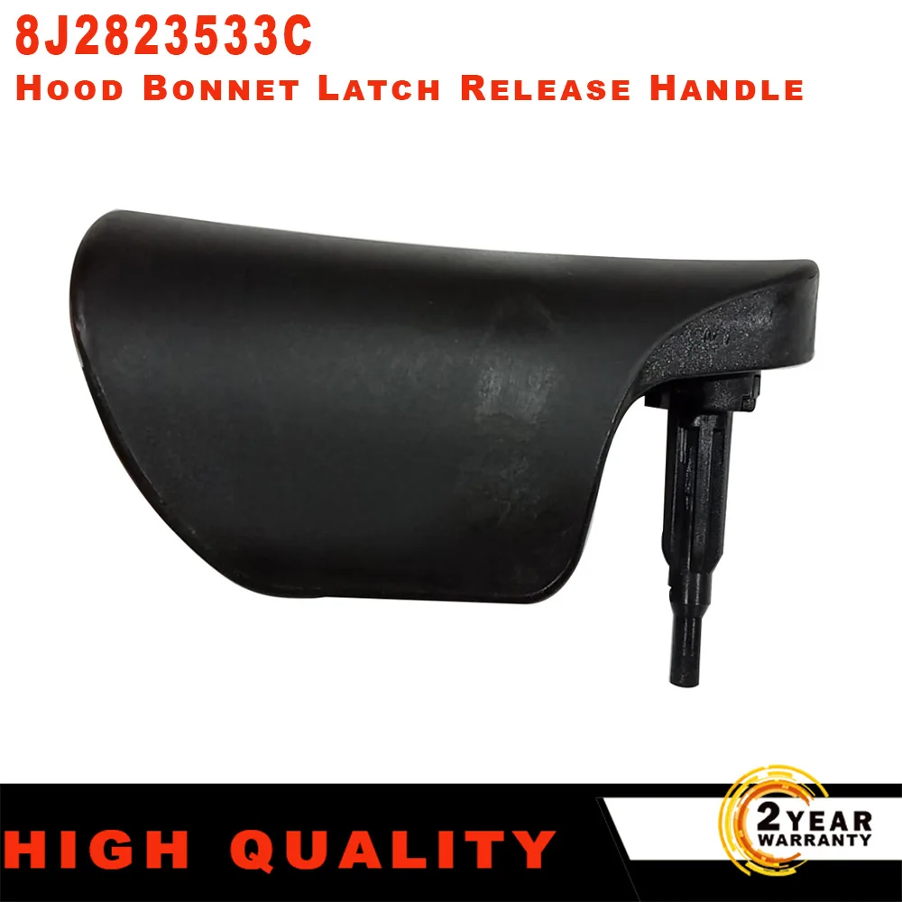 RHD 8J2823533C Or LHD 8J1823533C Hood Bonnet Release Handle Cover Black Car Styling For Audi TT MK2 2007-2014 8J2823533C4PK