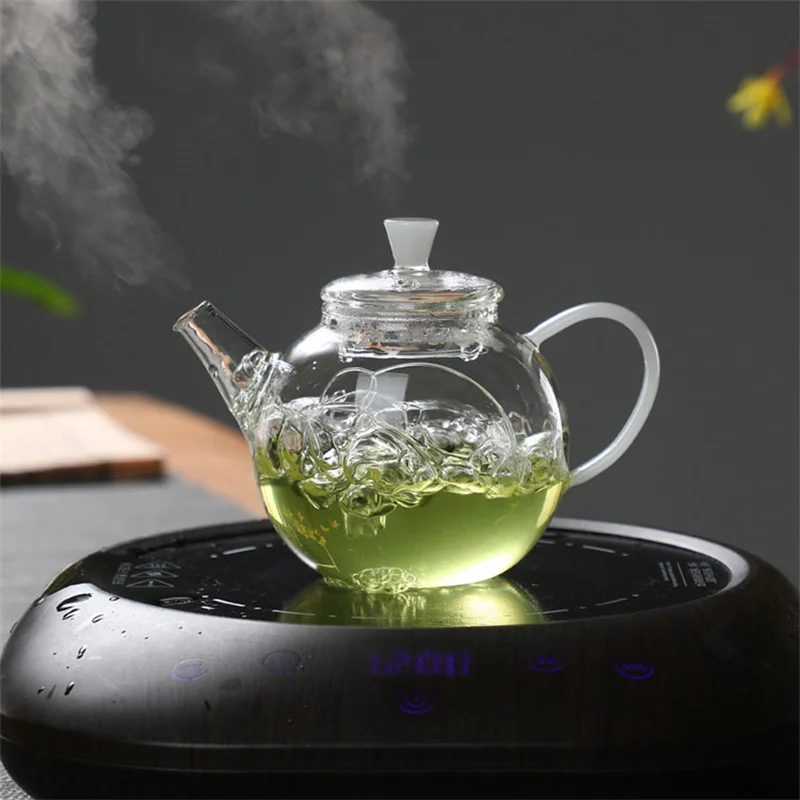 High Borosilicate Heat Resistant Glass Teapot 230ml Flower Puer Tea Maker Chinese Kung Fu Tea Pots With Filter Household Teaware