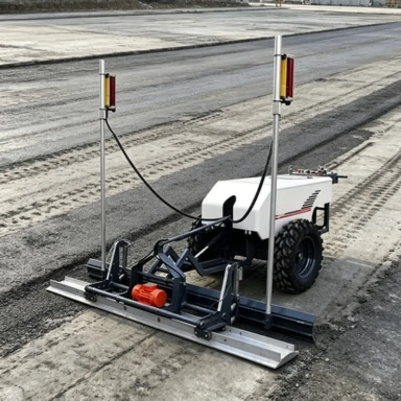 Fully Hydraulic Laser Screed Concrete Floor Leveling System Self Propelled Vibratory Leveler Boom Finisher Unit Equipment  