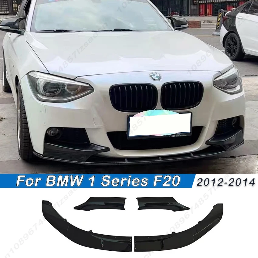 

Комплект из 4 накладок на передний бампер (сплиттеры/диффузоры) для BMW F20 F21 118i 120d 120i M135i M140i LCI 2012-2014 M Sport, тюнинг