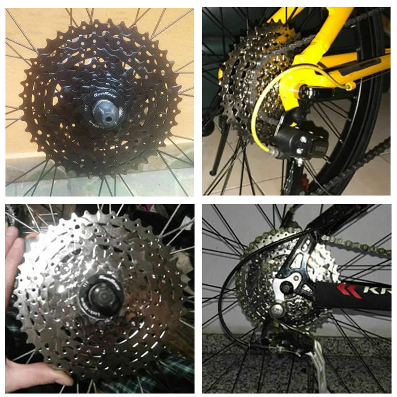 SUNRACE MTB 8 speed cassette wide ratio 11-32T/40T/42T mountain bike cassette ultralight bicycle freewheel bike part