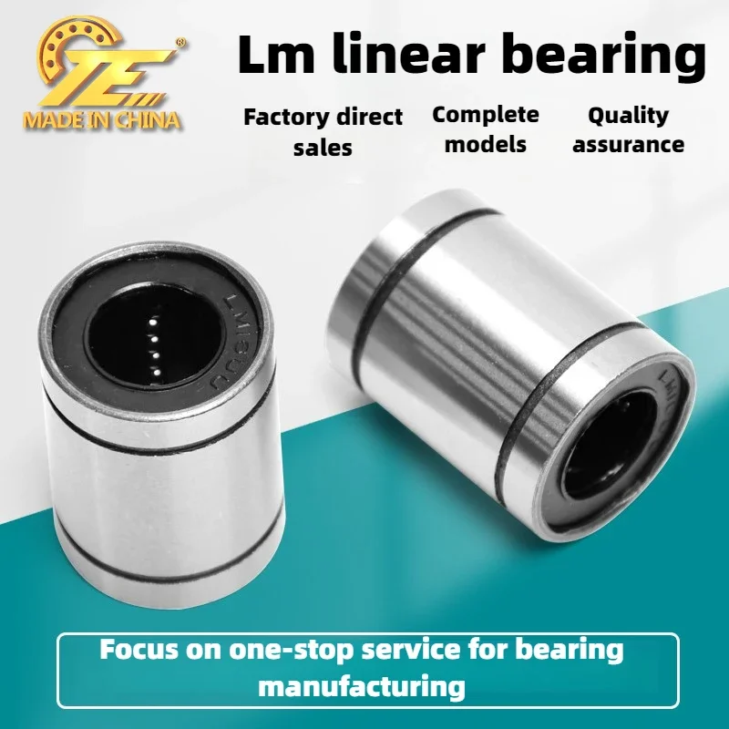 Motion, Slide LM3/4/5/6/8/10/12/16/20/25/30/35/40/50/60UU Linear Bearings