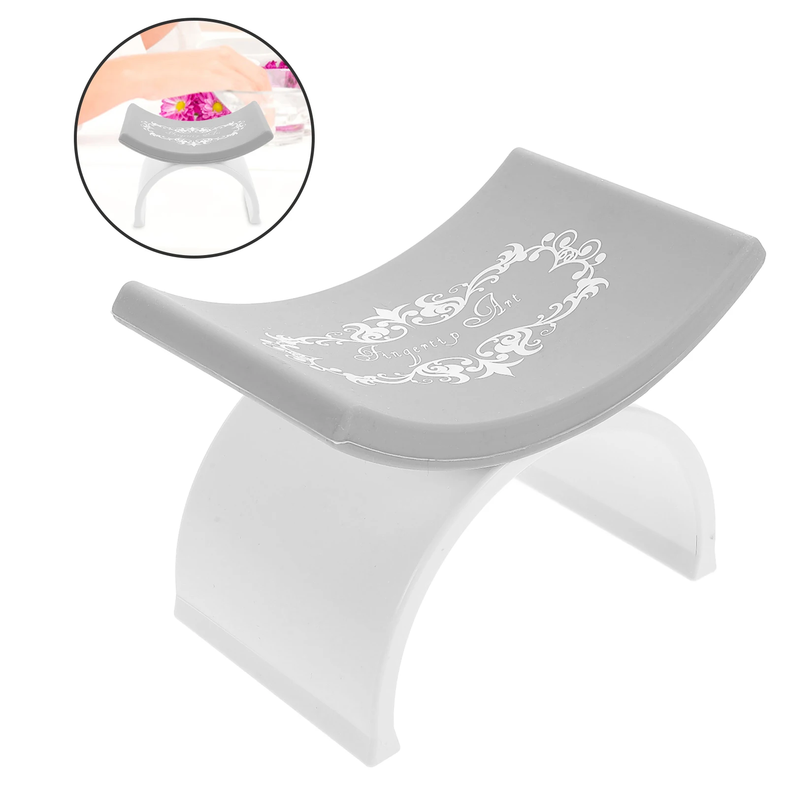 

U-shaped Nail Arm Rest Portable Hand Pillow Silicone Manicure Hand Nail Mat Holder Nail Tool Equipment nail hand pillow Nail art
