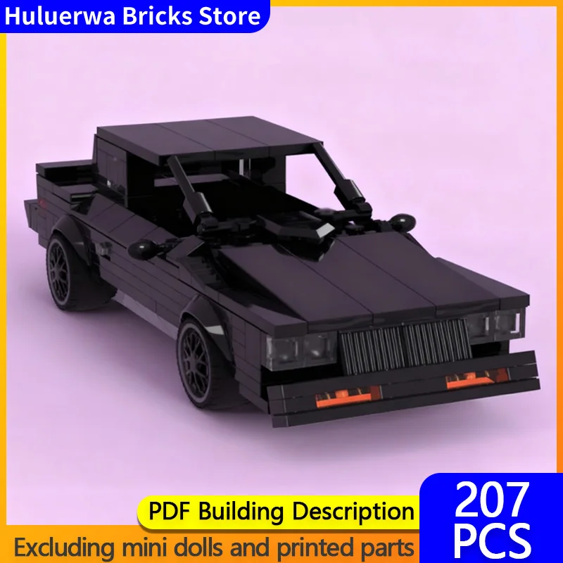 

Speed Racing Car Model MOC Building Bricks GNX High-Performance Car Modular Technology Children Holiday Gifts Assemble Toys Suit