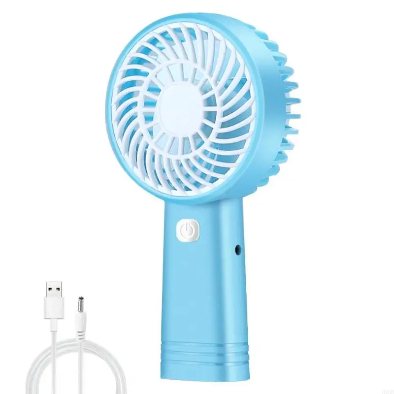 D0AB Handheld Fan Portable Small Fan Cooling Fan USB Rechargeable Hand Fan