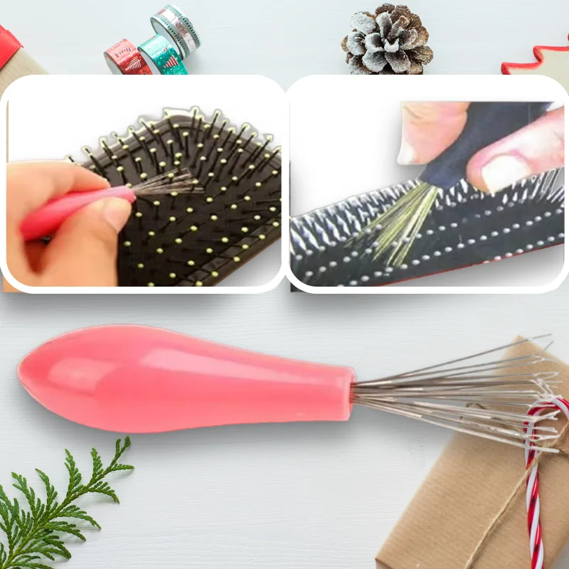 Household Supplies Comb Hair Brush Cleaner Plastic Handle Cleaning Brush Remover Embedded Beauty Tools Cleaning Products