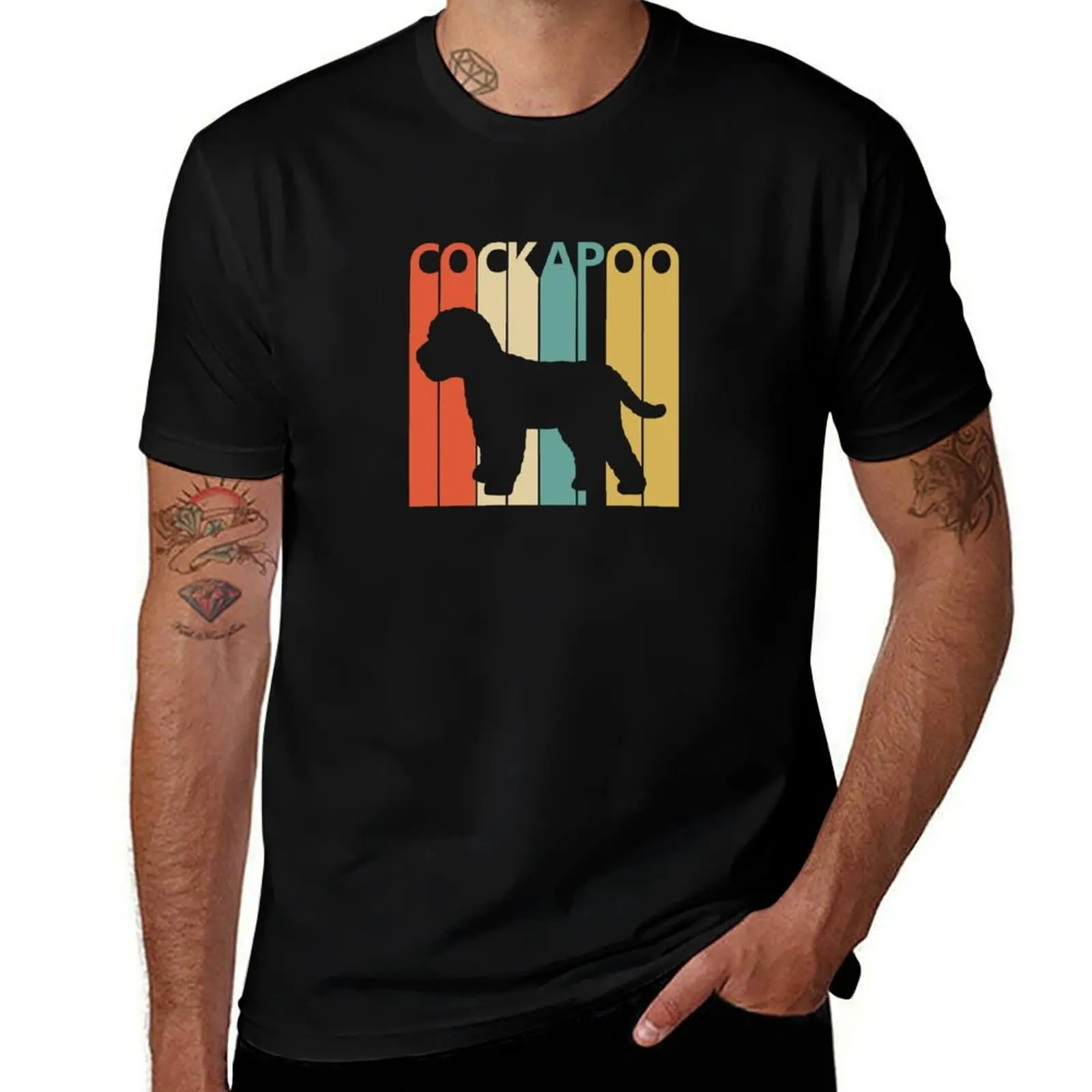 1980s Cockapoo Dog owner Gift T-Shirt Trendy Casual Short Sleeve Shirt