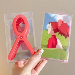 Cute Arrietty Cosplay Shark Hair Clip for Adult Kid Red Ponytail Hairpin Fashion Korean Hair Claw Headwear Anime Accessories