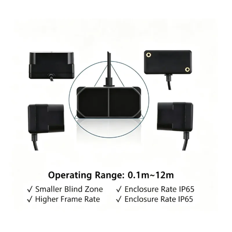 Mini LiDAR Ranging Module 0.1‑12m IP65 Waterproof Range Finder UART IIC Interface For Arduino Pixhawk