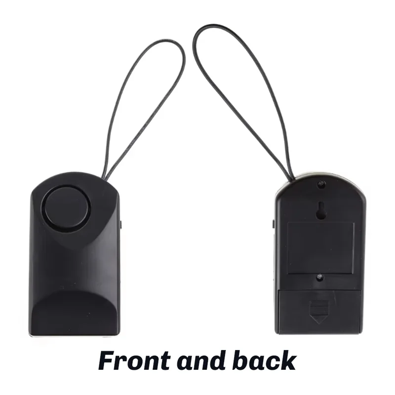 【Offerta flash!】Antifurto 120Db per sistema di sicurezza di avviso allarme manopola porta touch senza batteria da 9 V