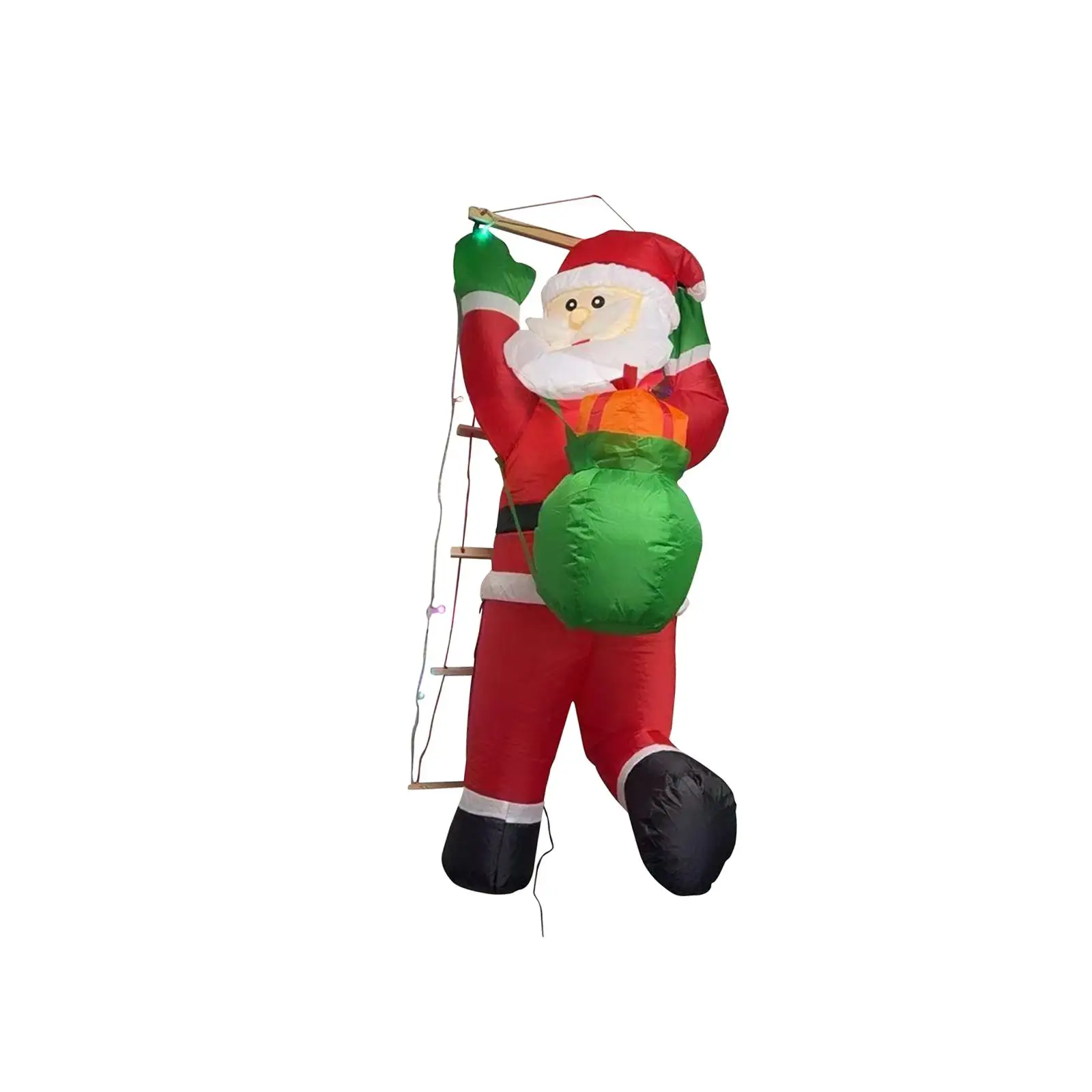 

Giant Outdoor Inflatable Santa Claus with LED Lighting Christmas Garden Lawn Decoration for Holiday Yard