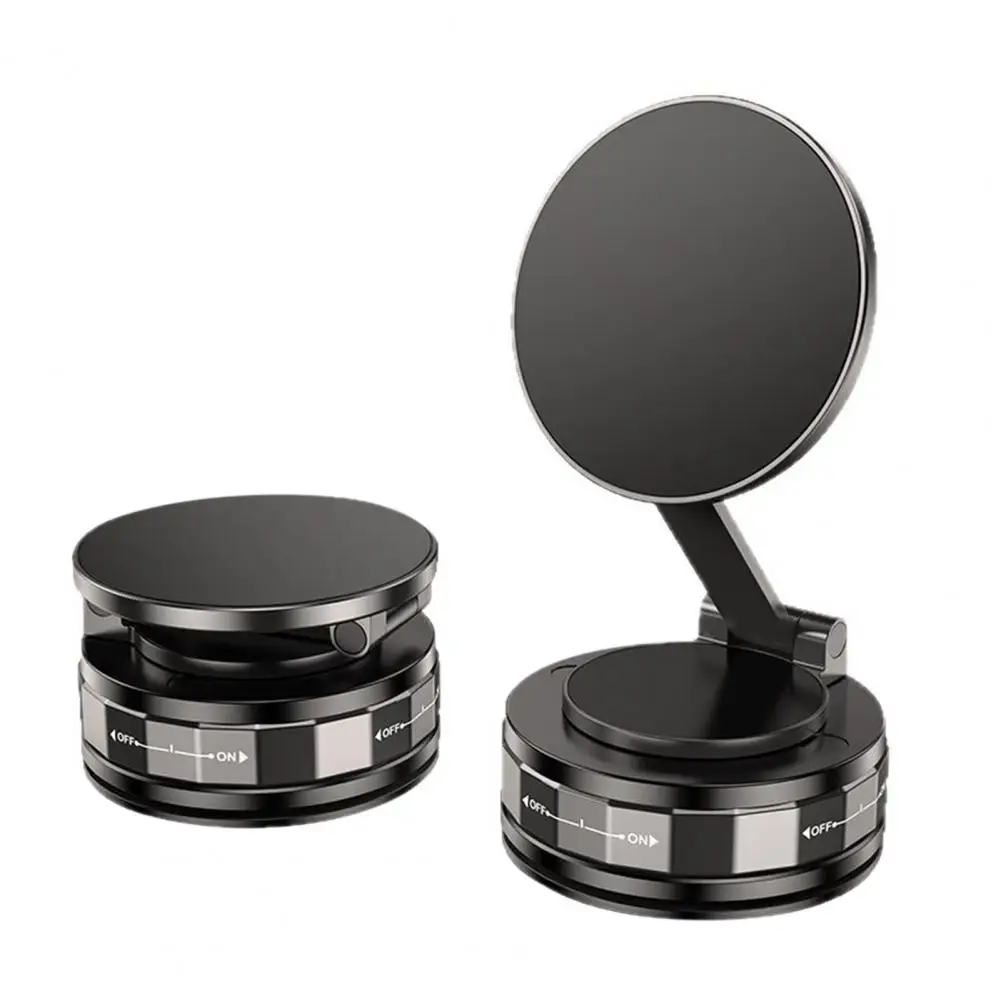 حامل هاتف مغناطيسي فاخر - 360 درجة °   حامل كوب شفط فائق المستقر قابل للتعديل لزجاج السيارة الأمامي والطاولة وصالة الألعاب الرياضية