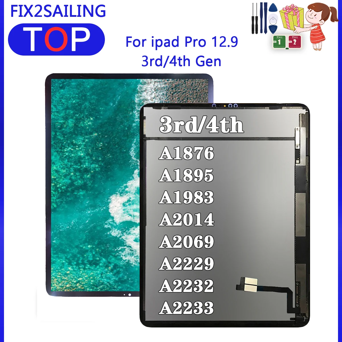 For iPad Pro 3 12.9