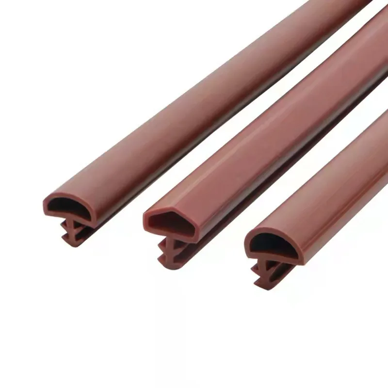 Solid wood door card slot sealing strip, door seam sound insulation and dust-proof rubber strip, door and window decorative