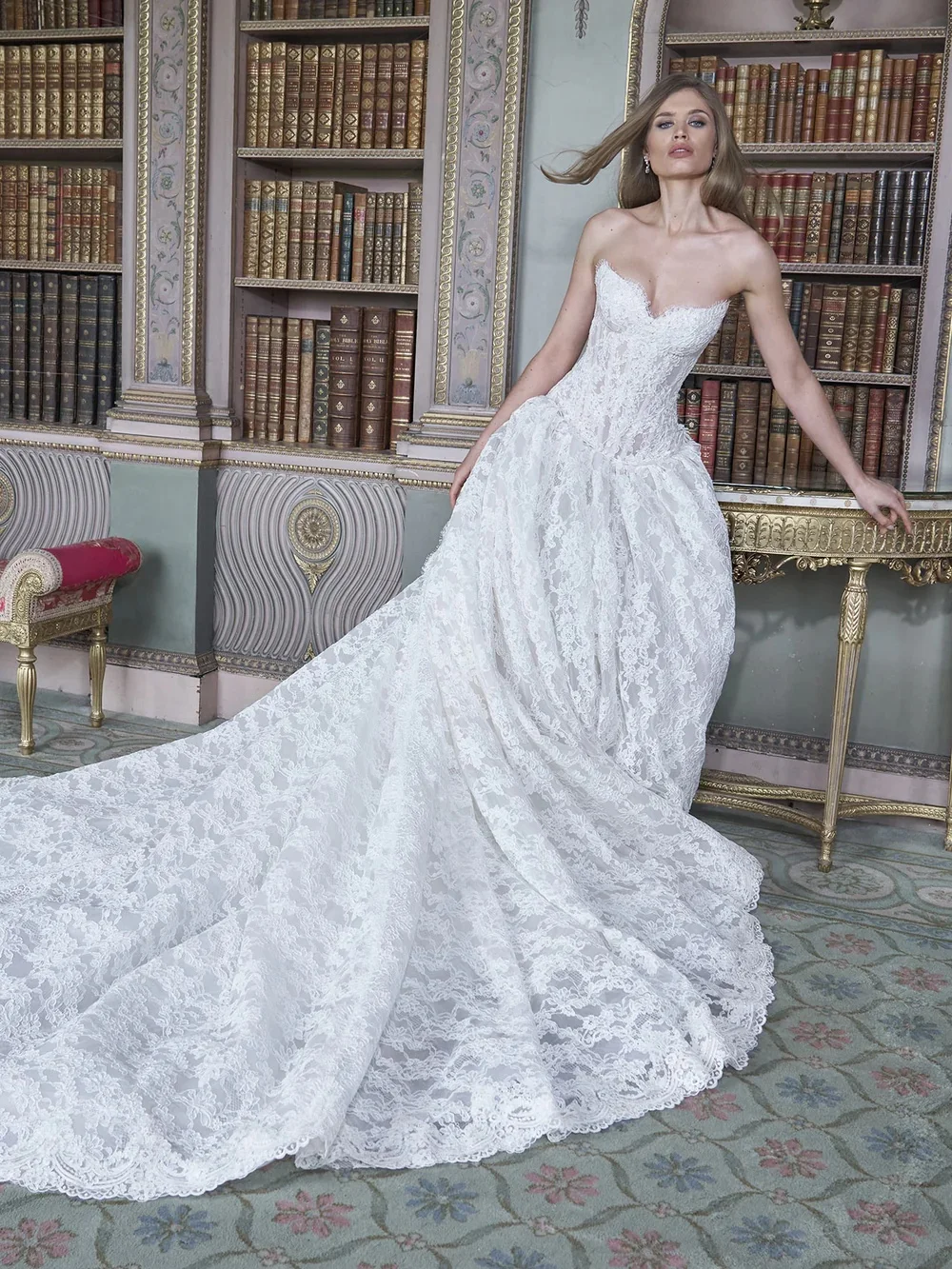 Elegant Wedding Dresses Vintage Bridal Gowns Lace Vestido Noiva Minimalista Blanco Boda Civil A Line Dress Bespoke Basque Waist