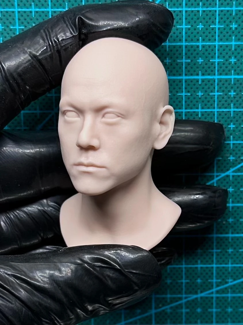 1/6 Chinese Language Film Television Male Actor Eddie Peng Yuyan Unpainted Head Carving Model Fit 12inchs Action Figure Body