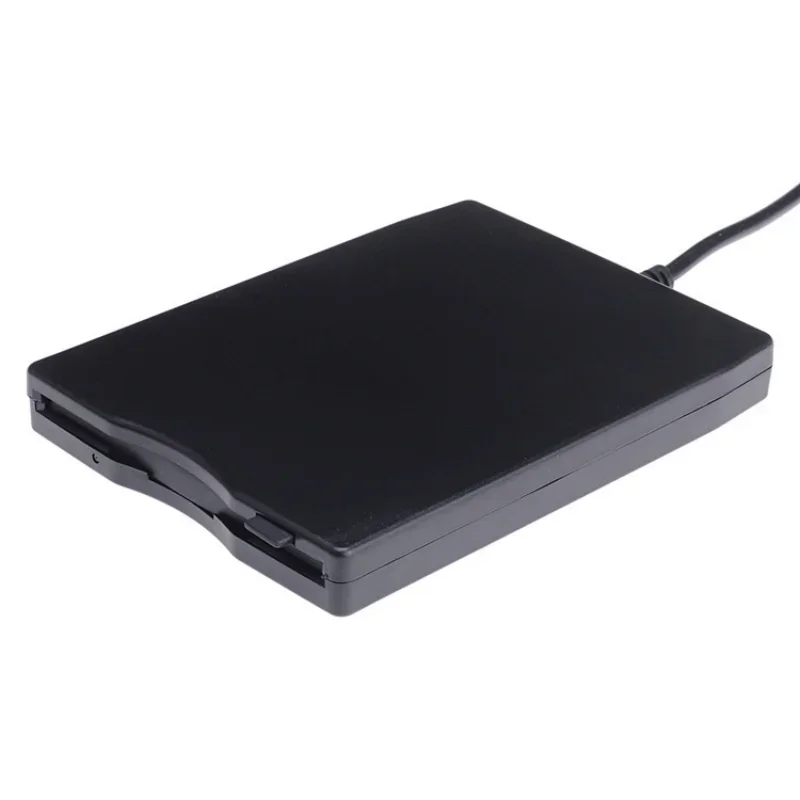 1.44M FDD Plastic Floppy Drive External Disk Office Computer Accessories Black USB Interface Home Durable Portable Plug Cables