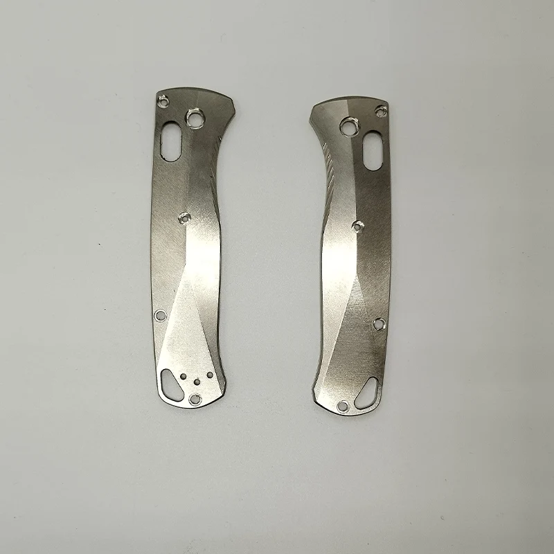 

CNC Knife Titanium Alloy Handle Patches Scales For Genuine Benchmade Bugout 535 Knives Grip DIY Making Replace Accessories