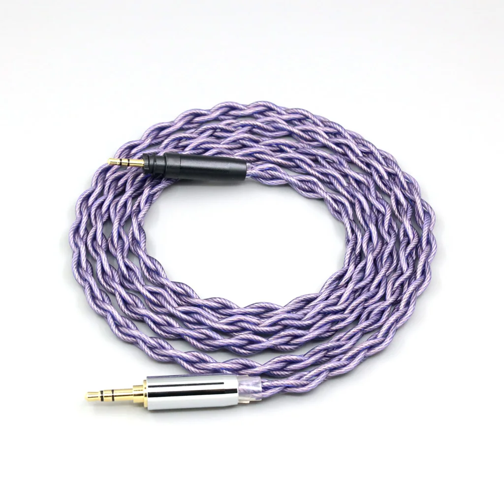 Type2 1.8mm 140 núcleos litz 7N cabo OCC para Shure SRH440A SRH840A fone de ouvido fone de ouvido LN 008472
