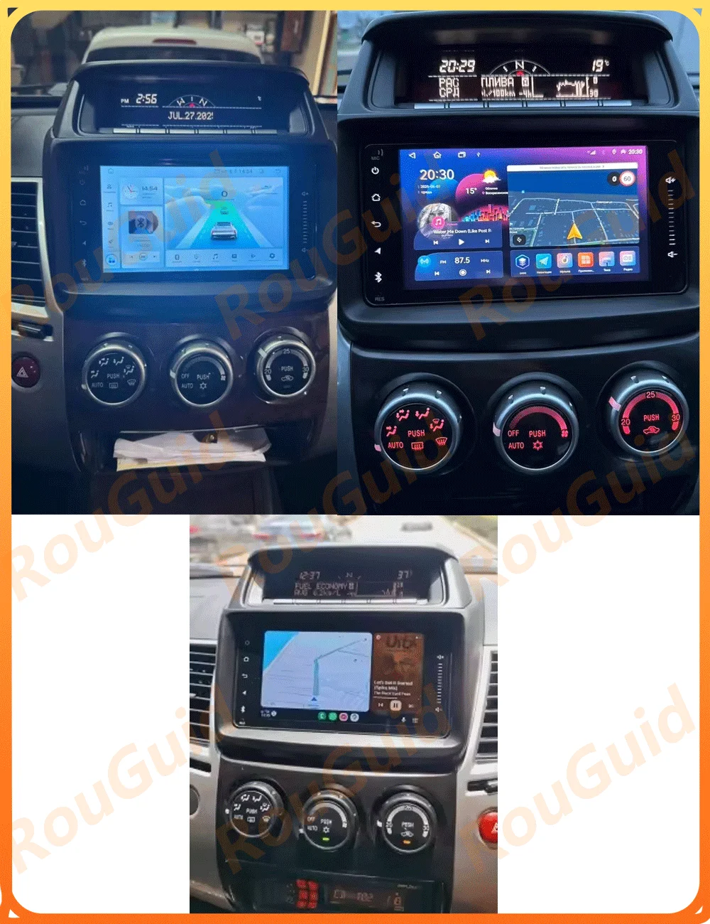 Carplay Android 16 For Mitsubishi Pajero Sport Triton 2014 Multimedia Player 5G Bluetooth GPS Navigation 2k Wireless Head Unit