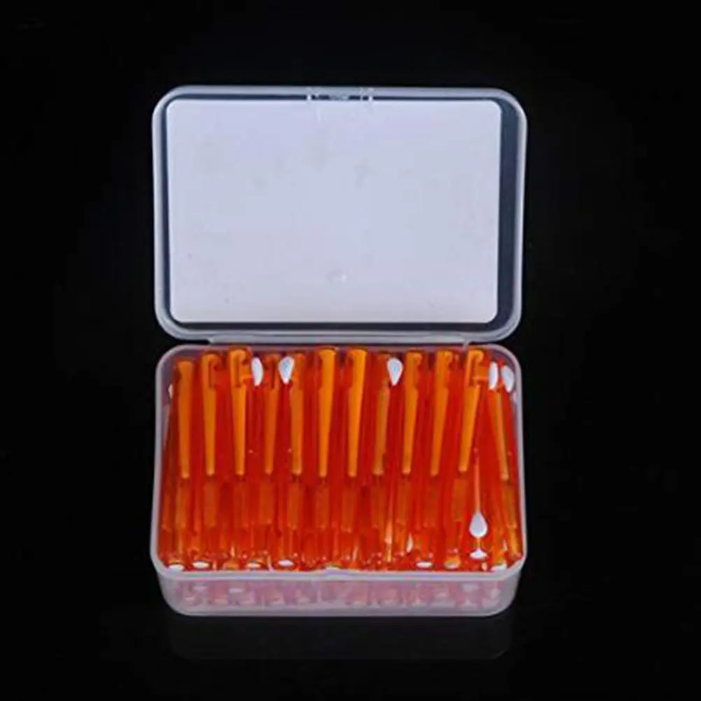 60Pcs Interdental Floss Brushes Push Pull Type Dental Pick Oral Care Tool Clean Between Teeth Fit Adults Kids Braces