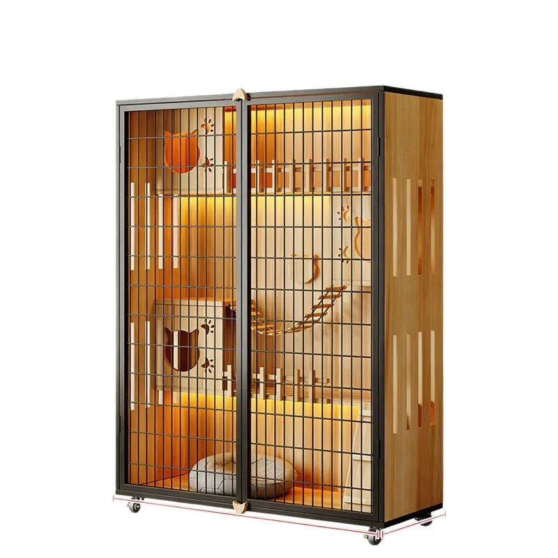 Villa Iron Door Cage Indoor Nest Large Free Space Newly Upgraded  Artifact Universal in All Seasons