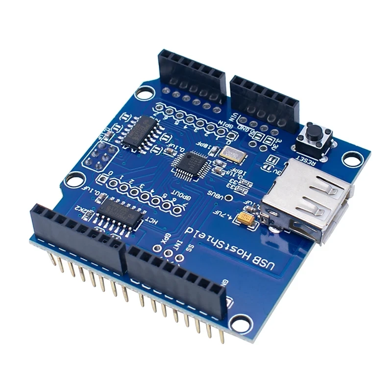 Imagem -02 - Usb Host Shield 2.0 para Arduino Uno Mega Adk Compatível com Android Faça Você Mesmo Max3421 Placa de Módulo Eletrônico