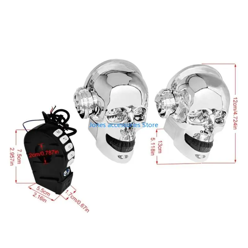W8KD دراجة نارية المتكلم دراجة نارية نظام ستيريو مكبر صوت استيريو المتكلم مقاوم للماء الجمجمة مضخم صوت مشغل MP3 نظام الراديو #6