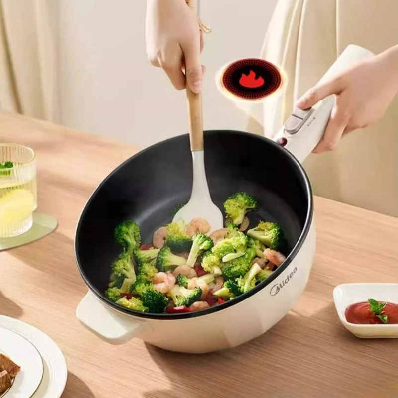 Midea 1600W Electric Frying Pan All-in-one Non-stick Multifunctional Electric Cooking Pot Electric Hot Pot Frying Pan