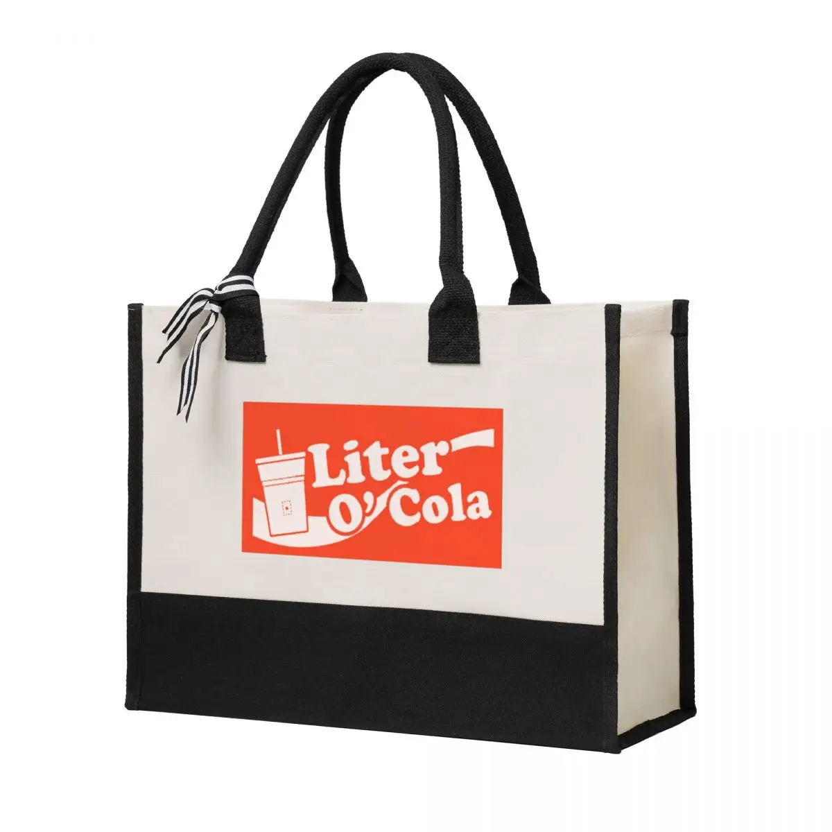 

Canvas Gift Shopping Bag Liter O' Cola! Canvas Large Capacity Bag Customizable Quality Gifts