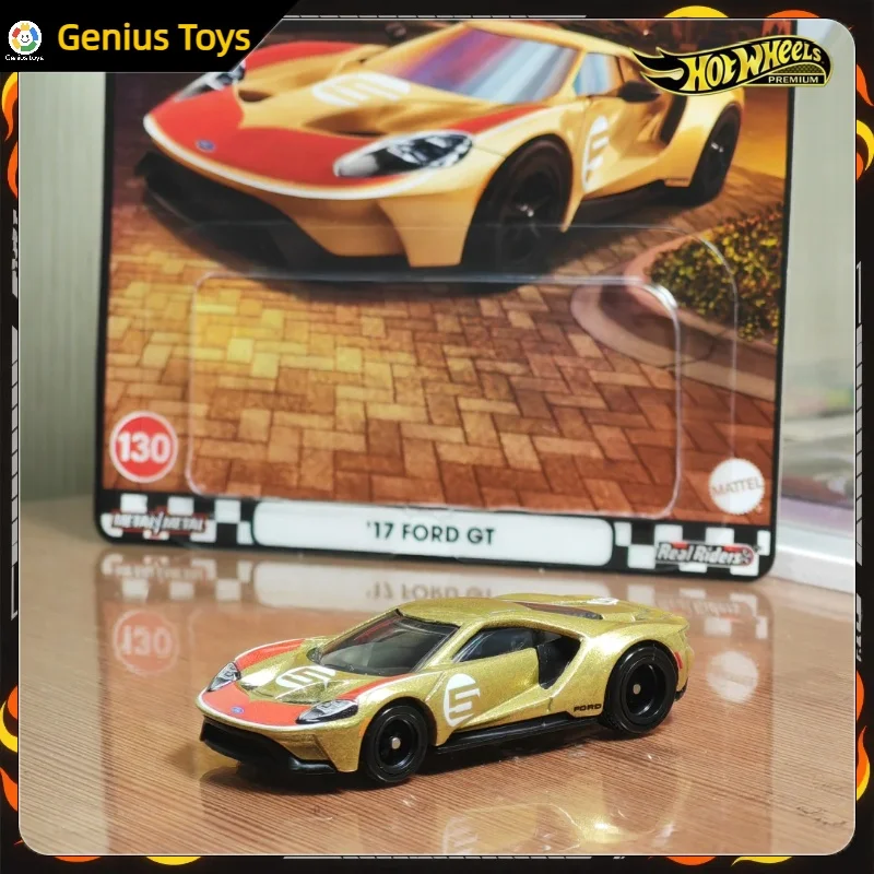 

Литая под давлением модель автомобиля Hot Wheels Premium Boulevard 1:64 '17 FORD GT, коллекционная игрушка из сплава для мальчиков и взрослых, коллектор фанатов