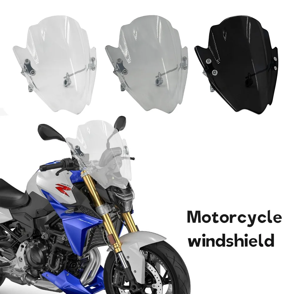 For BMW F900R F 900 R 2020-2023 New Universal Windshield Covers Motorcycle Windscreen Adjustable Windscreen 22MM 25MM 28MM