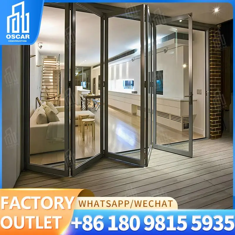

Customizable Bifold style Doors for European Commercial Spaces Creative Factory made Bifold Door